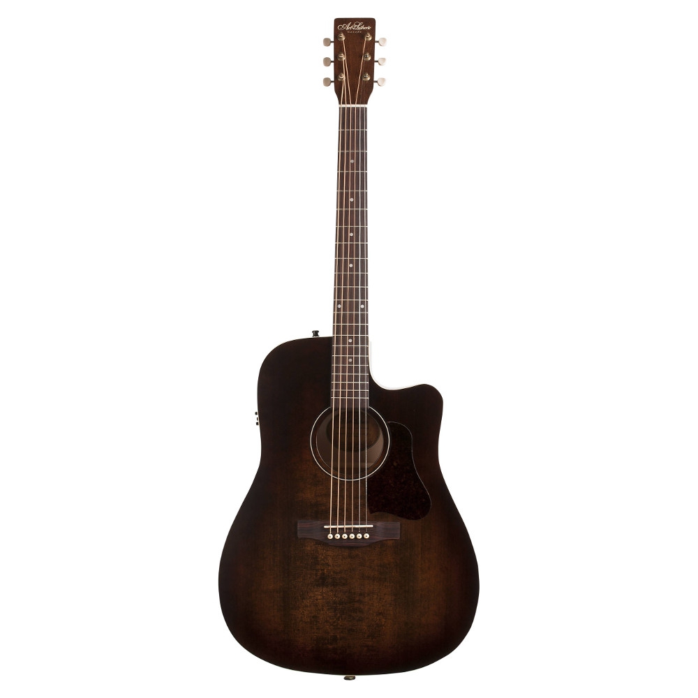 Art Lutherie Americana CW Elektro Akustik Gitar Bourbon Burst
