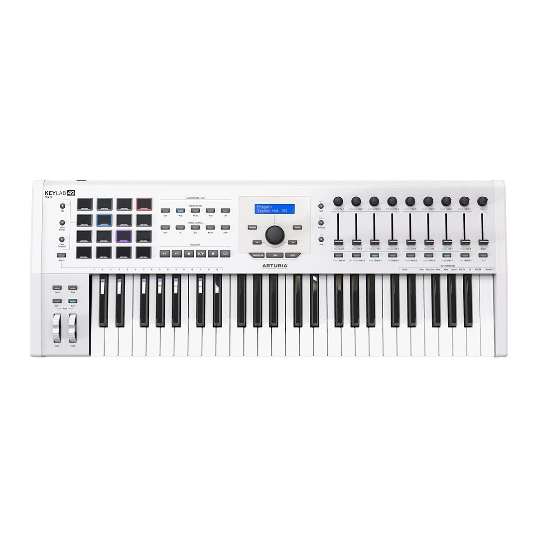 Arturia KeyLab 49 MKII Midi Klavye Beyaz