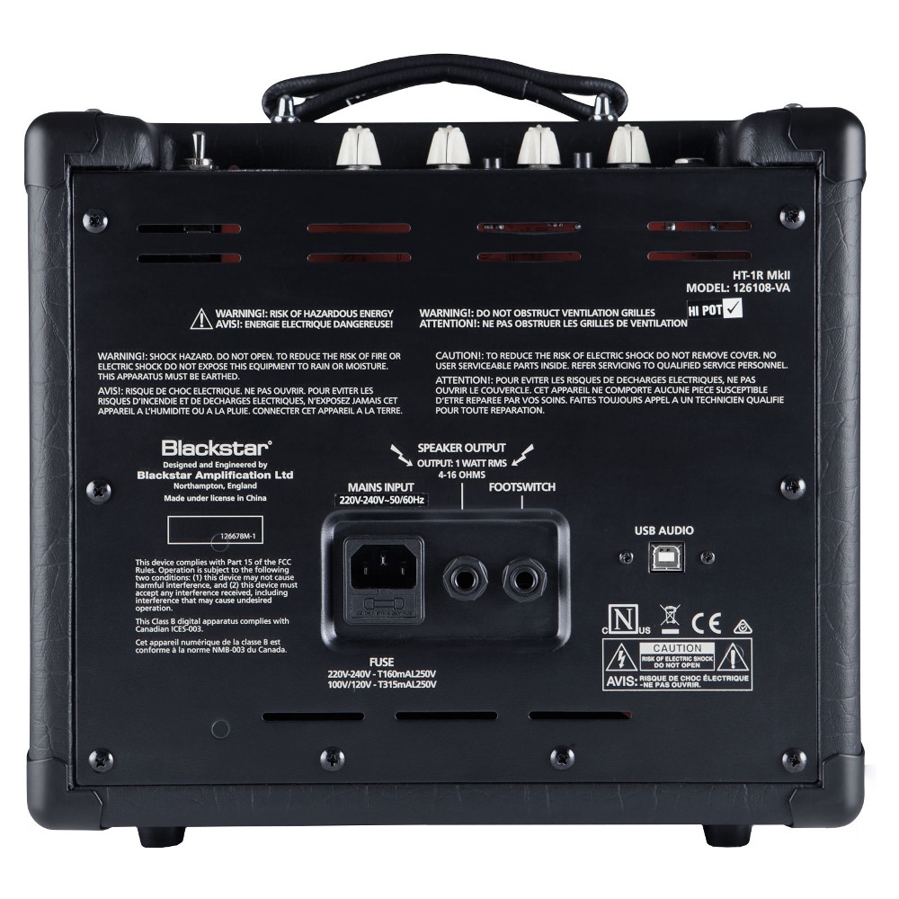 Blackstar HT1R MKII 8 Inch 1 Watt Tube Combo Amfi