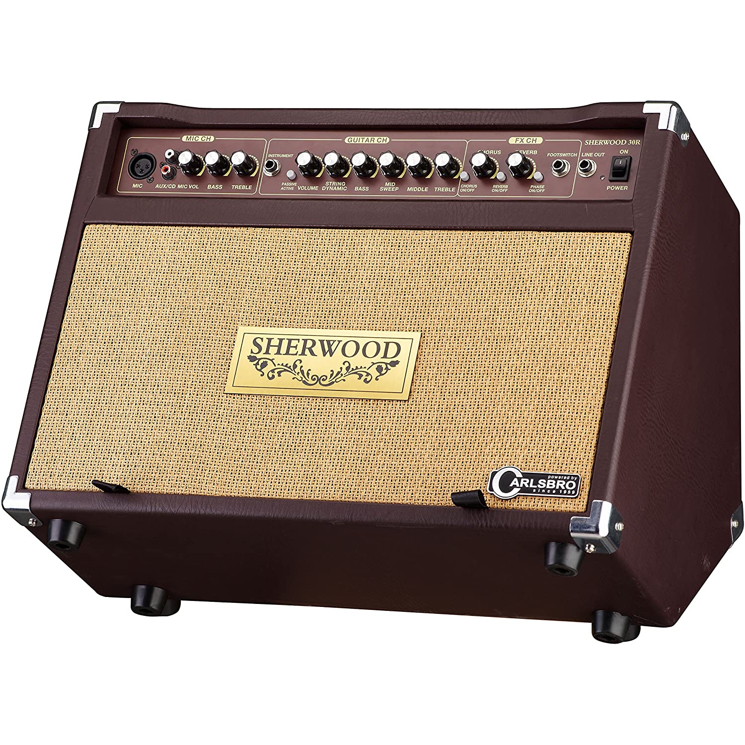 Carlsbro Sherwood30R 30 Watt Akustik Amfi Reverb