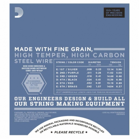 D'Addario ProSteels PSG036, .036 - Corde Au Détail - Guitare - Foto 8