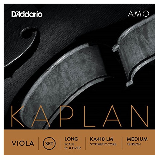 Jeu De Cordes Alto D'Addario Kaplan Amo KA410 MM – Tension Moyenne, Chaleur Et Richesse Pour Alto Moyen (360 Mm)