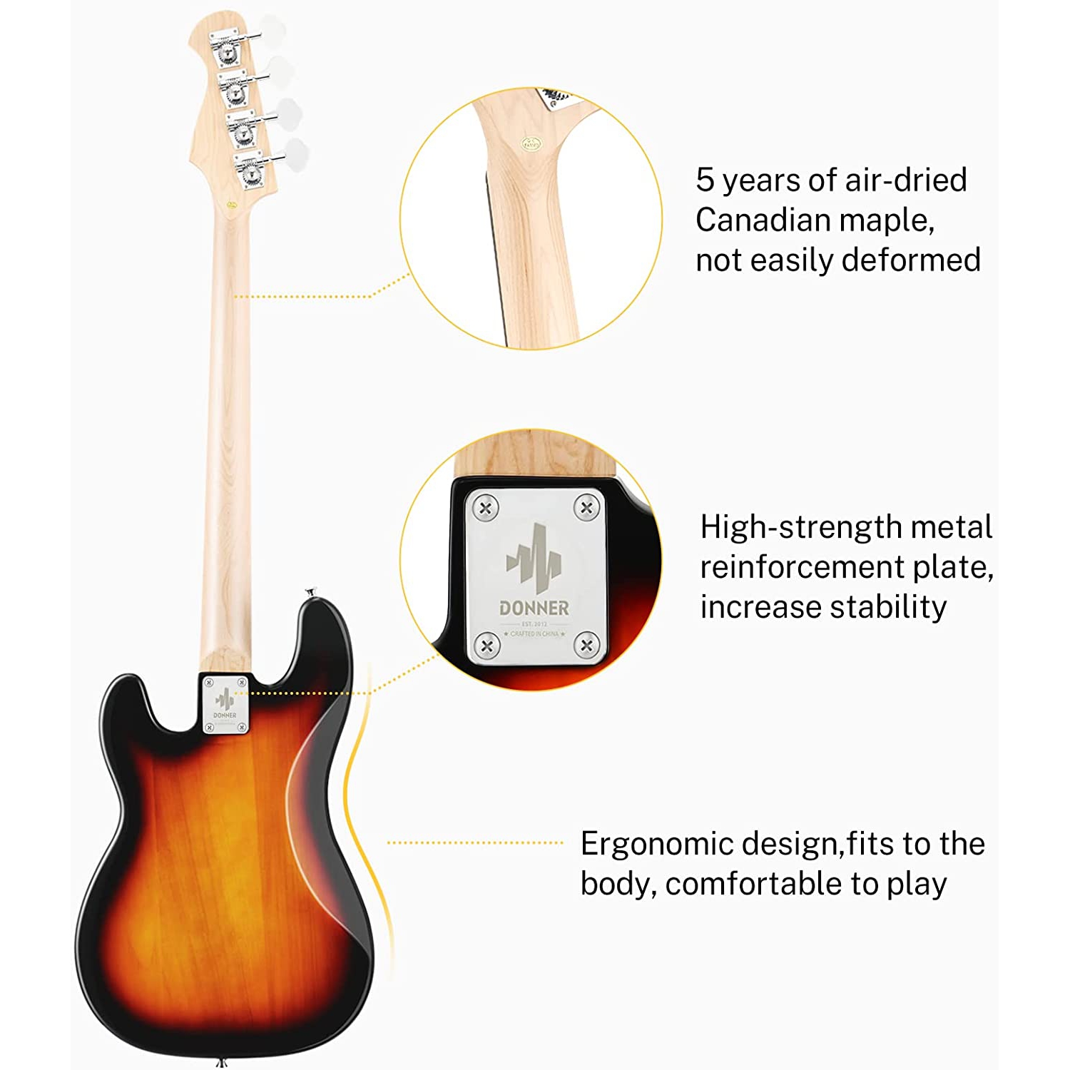 Donner clearance bass guitar