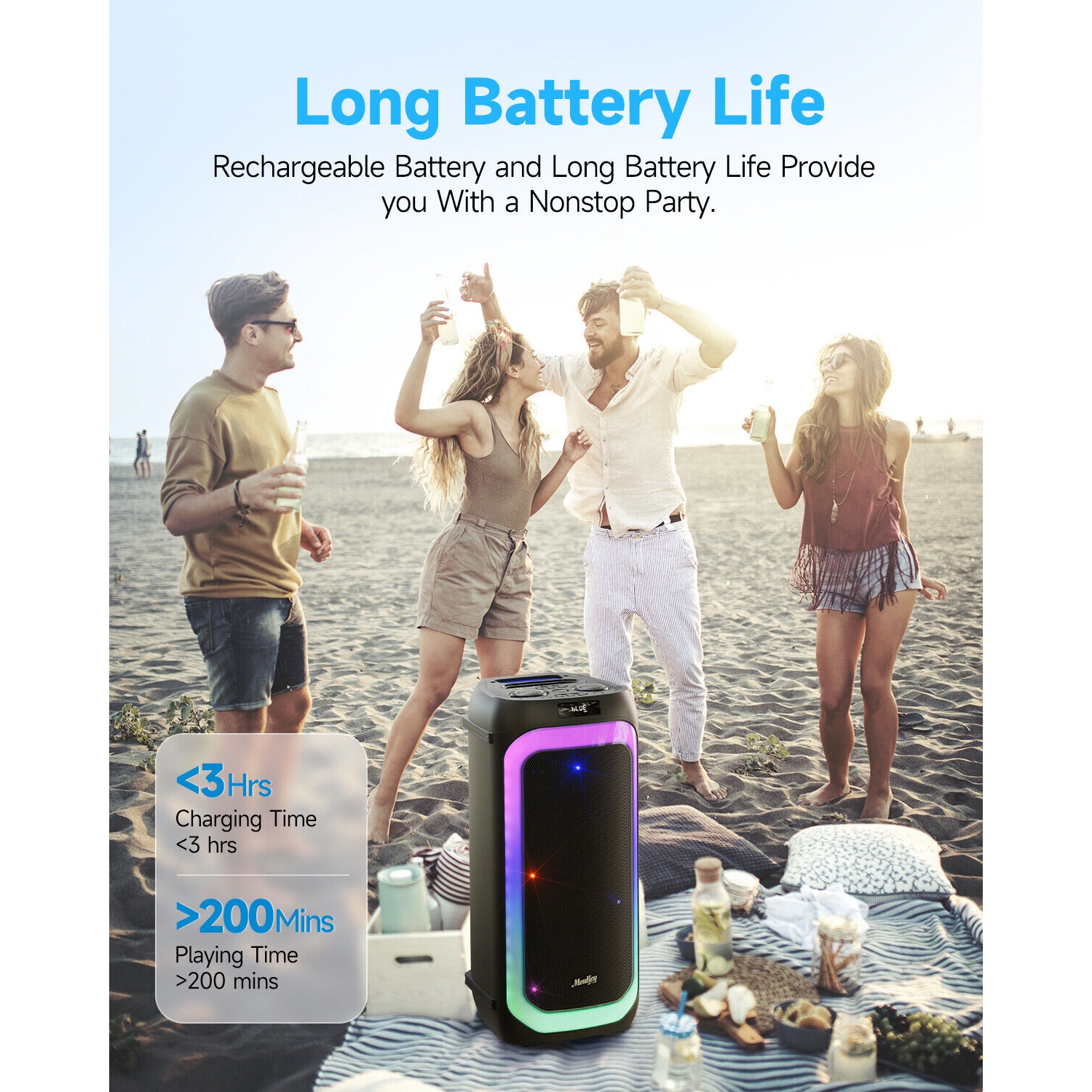 Donner Moukey Moukey Portable Bluetooth Karaoke Makinesi doremusic