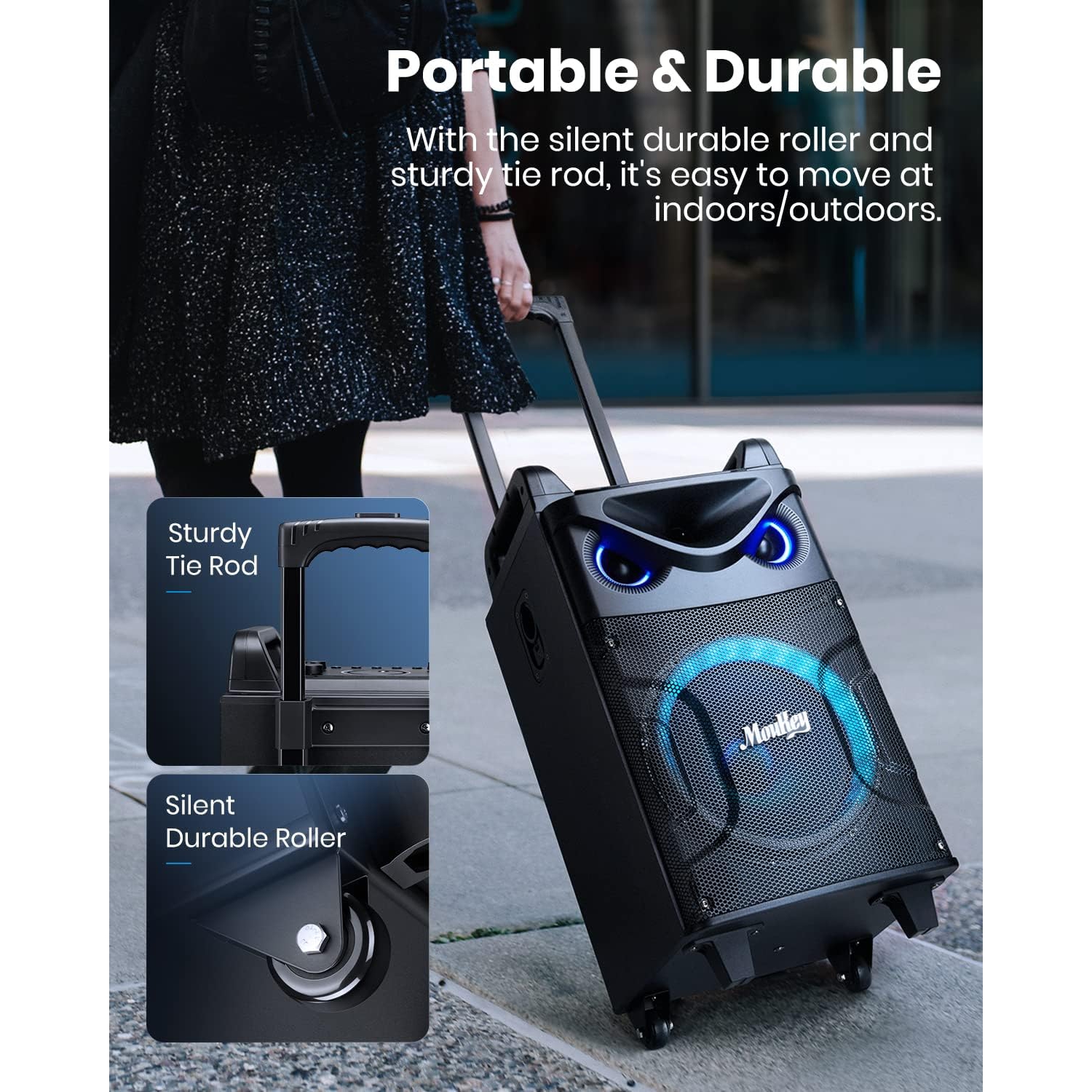 Donner Pa System Woofer Moukey Karaoke Makinesi doremusic