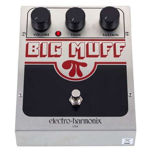 Pedal De Distorsión Y Sustain Electro-Harmonix Big Muff Pi - Versión Sovtek Deluxe, Con Ecualizador Y Noise Gate