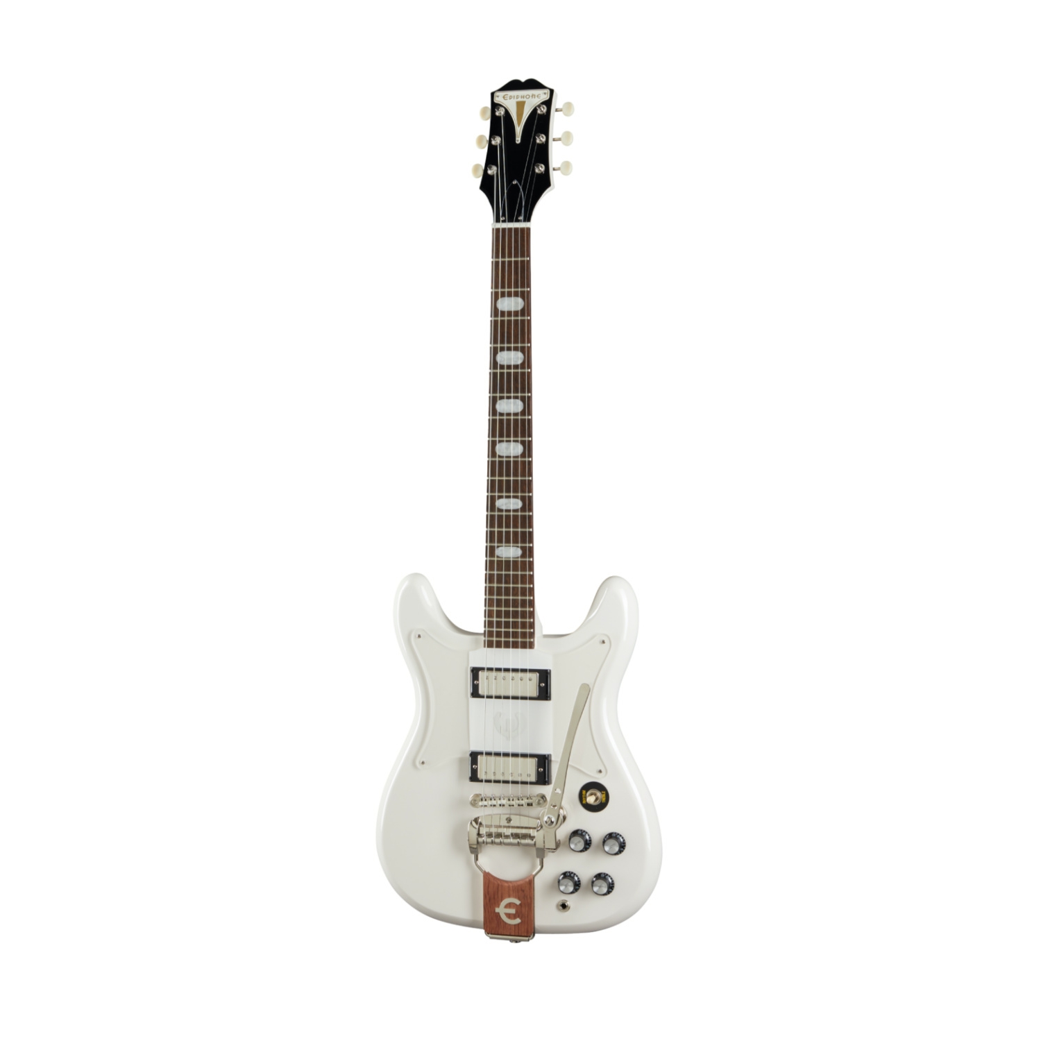 Epiphone Crestwood Custom Tremotone Elektro Gitar Polaris White