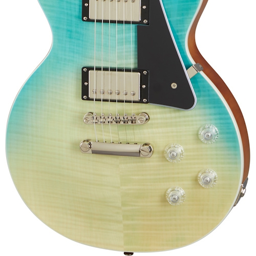 Epiphone Les Paul Modern Figured Elektro Gitar Caribbean Blue Fade