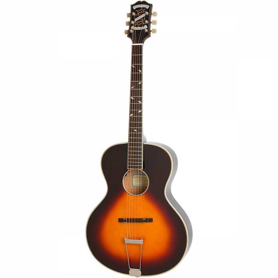 Epiphone Masterbilt Century Collection Zenith Elektro Akustik Gitar Vintage Sunburst