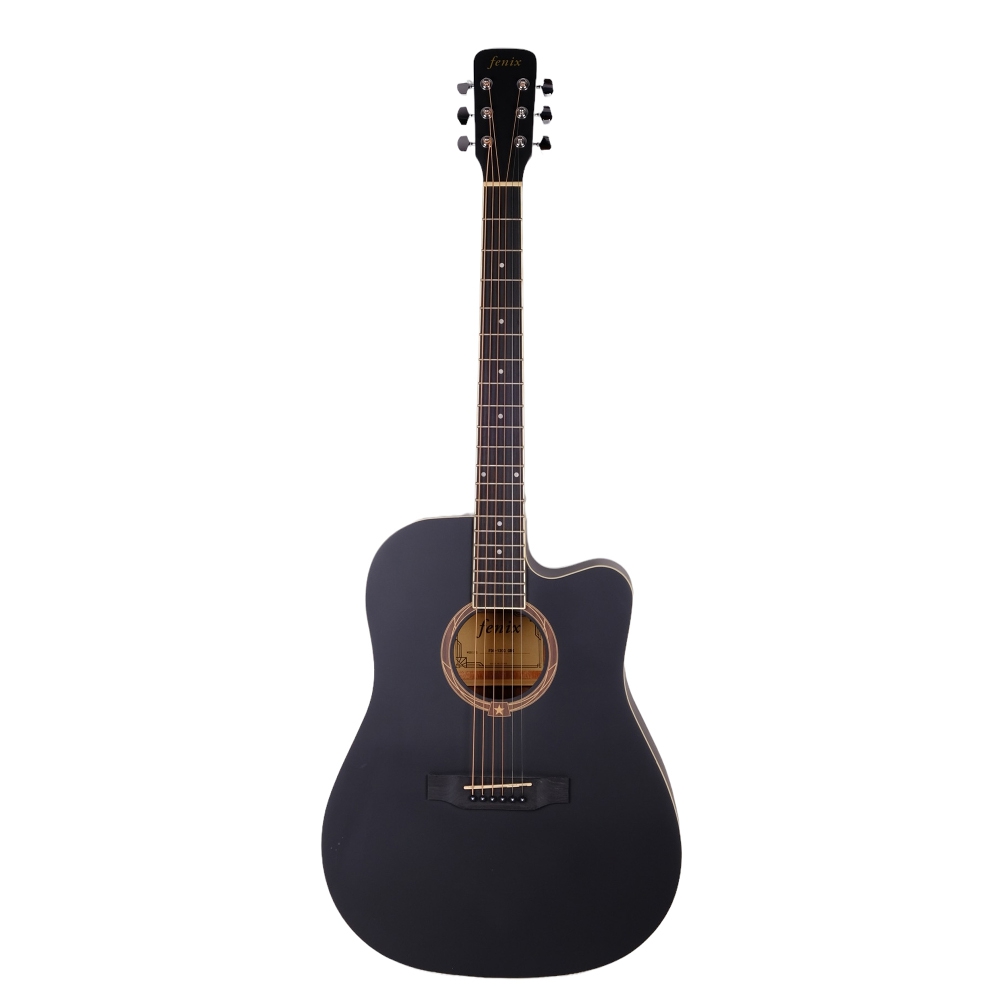 Fenix FDG-120CBK Akustik Gitar (Siyah)