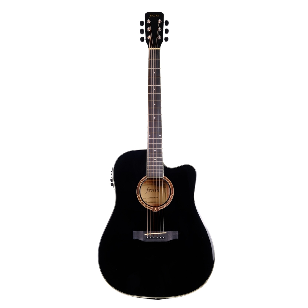 Fenix FDG-220CEBK Elektro Akustik Gitar (Siyah)