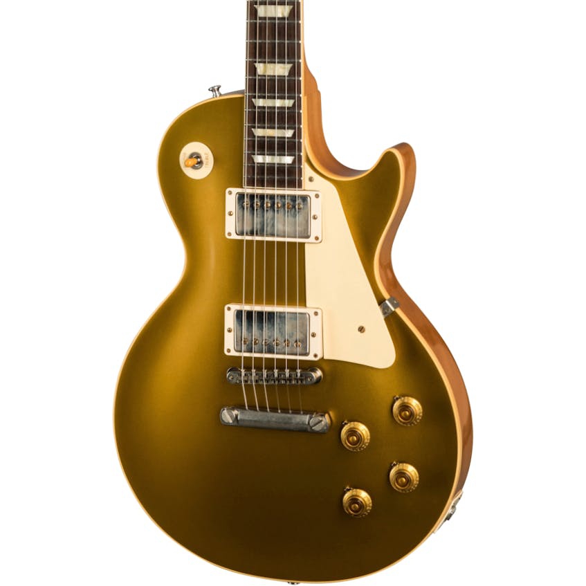 Gibson Custom 1957 Les Paul Goldtop Reissue VOS Elektro Gitar Double Gold