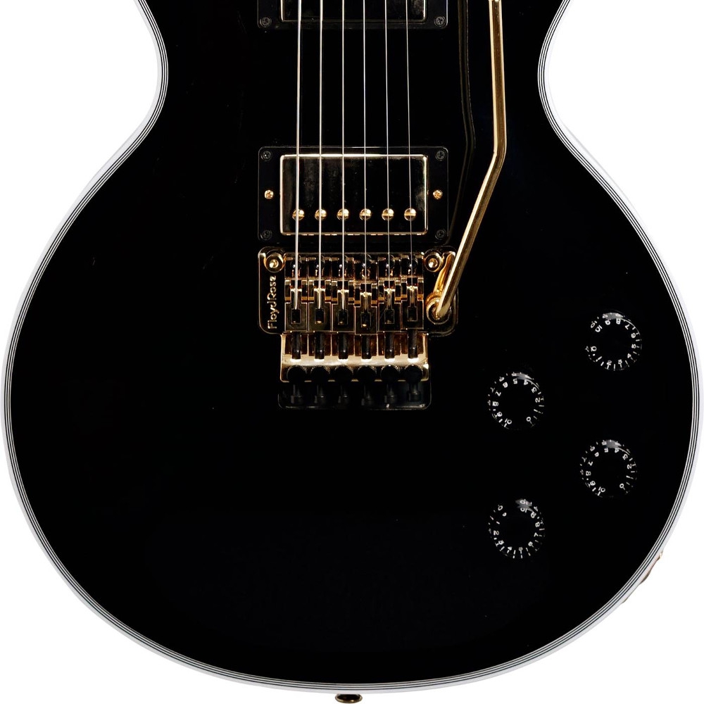 Gibson Custom Shop Les Paul Axcess Floyd Rose Custom Elektro Gitar Ebony