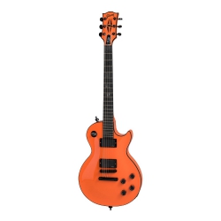Gibson Custom Shop Limited Edition Les Paul Custom Chambered Blackout Elektro Gitar (F1 Orange)