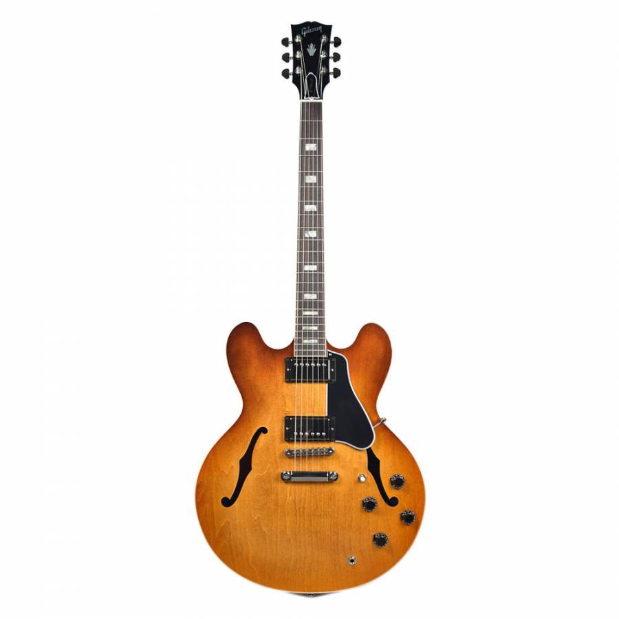 Gibson ES-335 Block Elektro Gitar (Faded Light Burst  