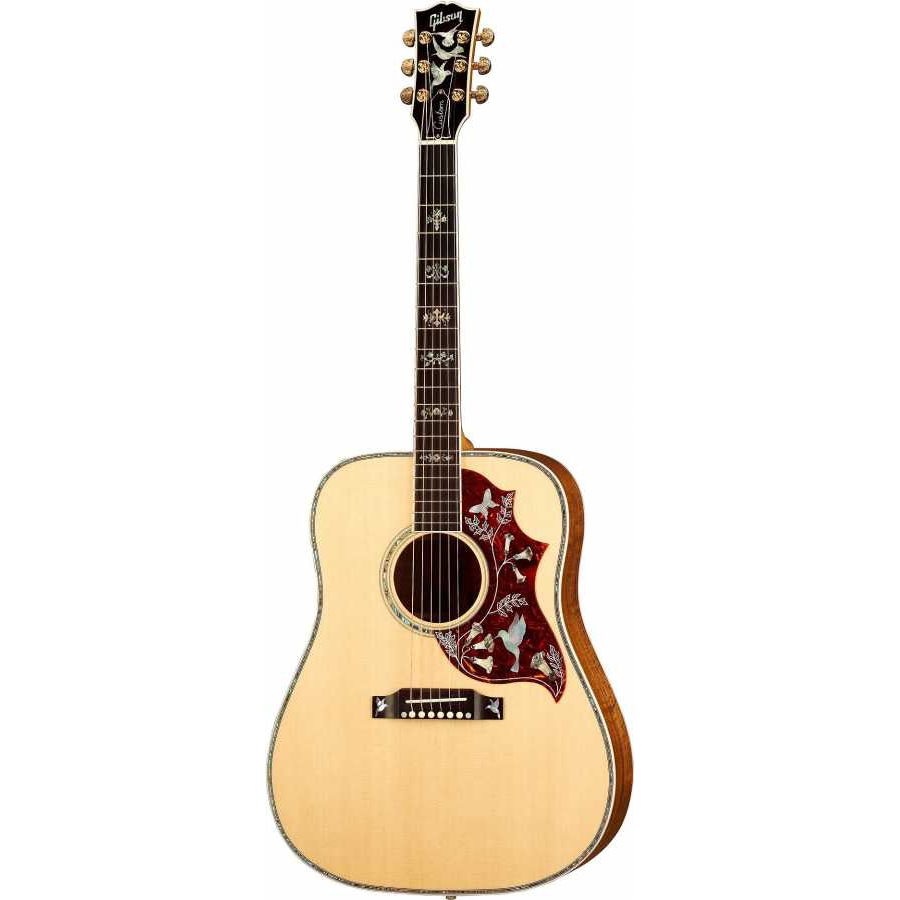 Gibson Hummingbird Custom KOA Elektro Akustik Gitar Natural