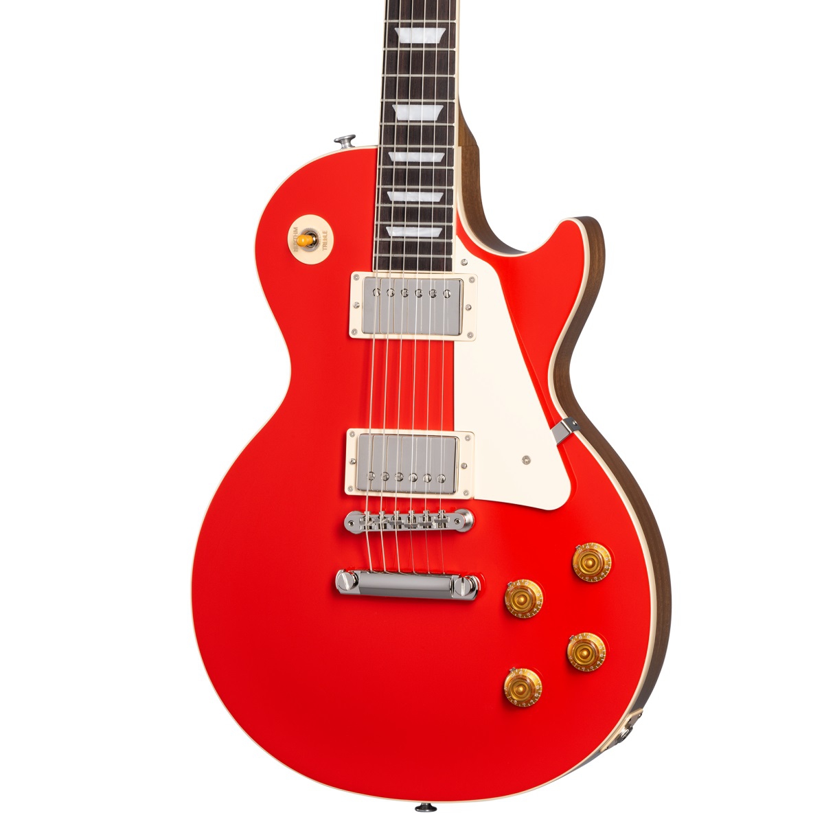Gibson Les Paul Standard 50s Plain Top Elektro Gitar Cardinal Red