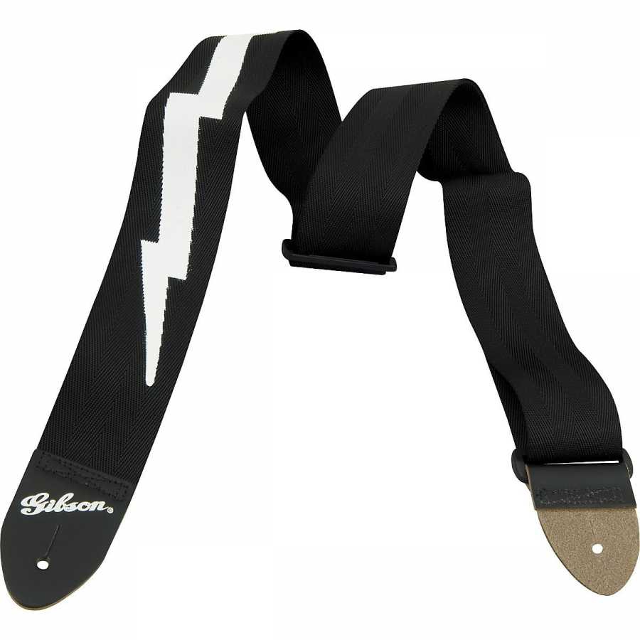 Gibson Black Lightning Bolt Ceinture De Sécurité Haiti