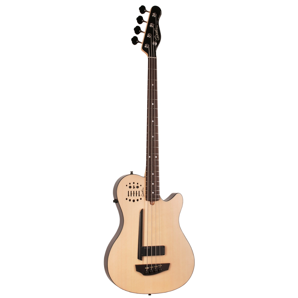 Godin A4 Bass ULTRA SG Fretted RN SA Bas Gitar Natural