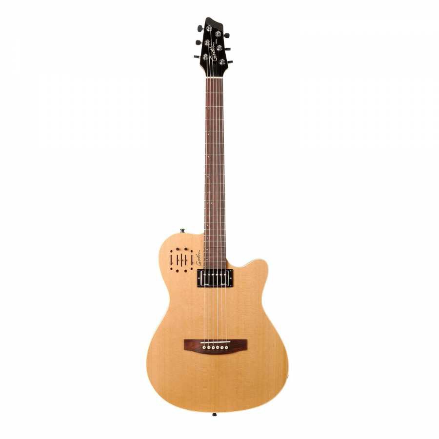 Godin A6 Ultra Natural Elektro Akustik Gitar Natural