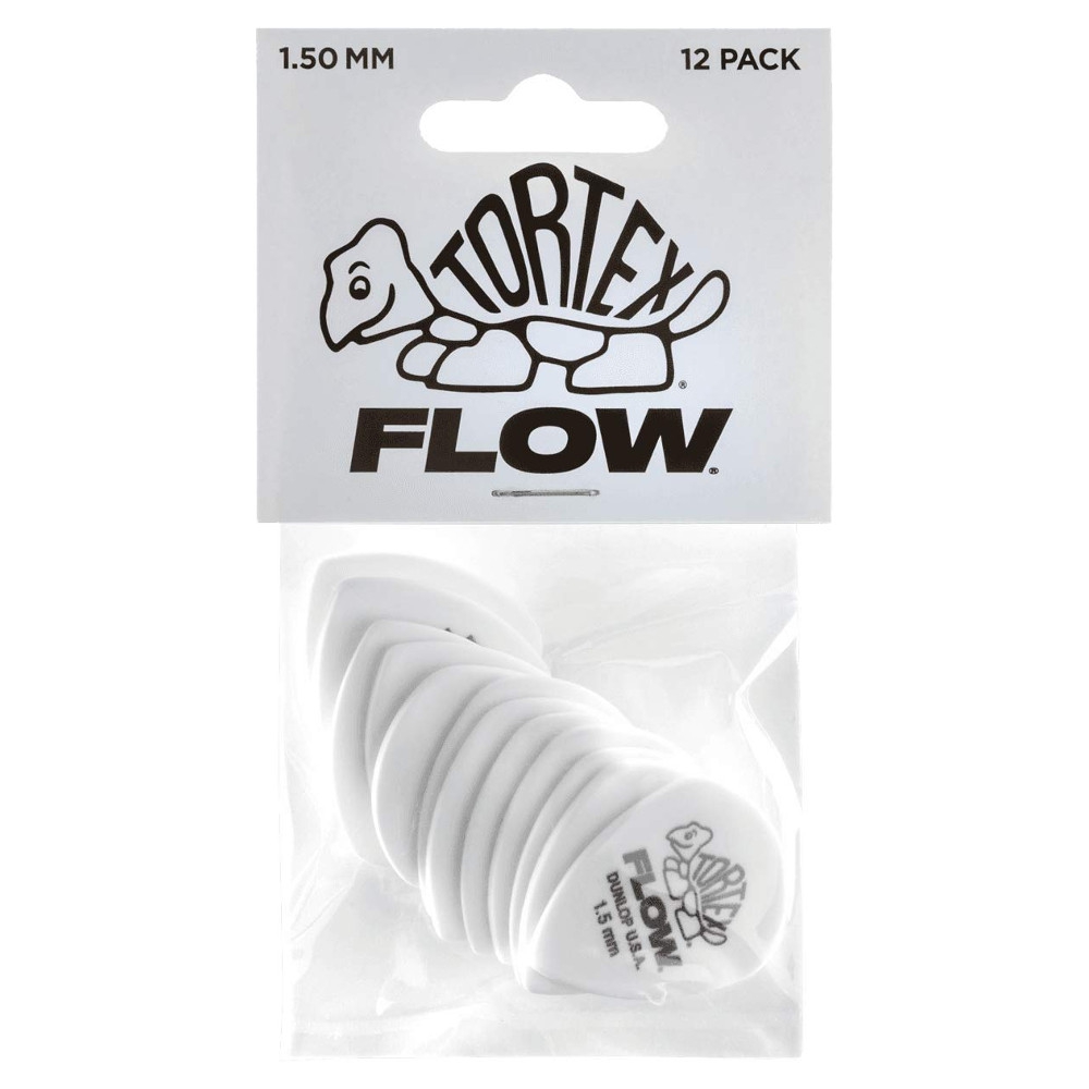 Jim Dunlop 558P1.5 Tortex Flow 12li Pena 1.5 mm doremusic