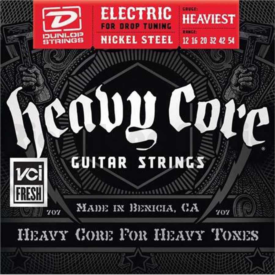 Jim Dunlop DHCN1254 Heavy Core Elektro Gitar Teli 12 54