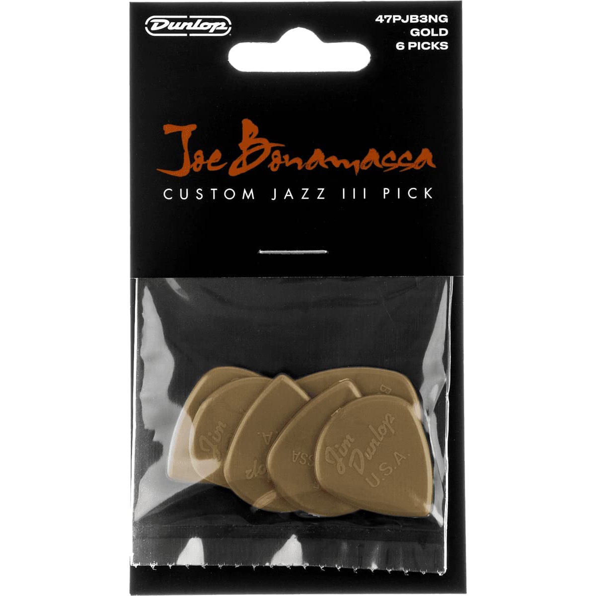 Jim Dunlop 47PJB3NG Joe Bonamassa Jazz III Pena (6lı Paket)