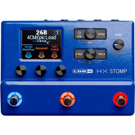 Line 6 Limited Edition HX Stomp Guitar Multi-Efekt Floor Processor (Mavi)