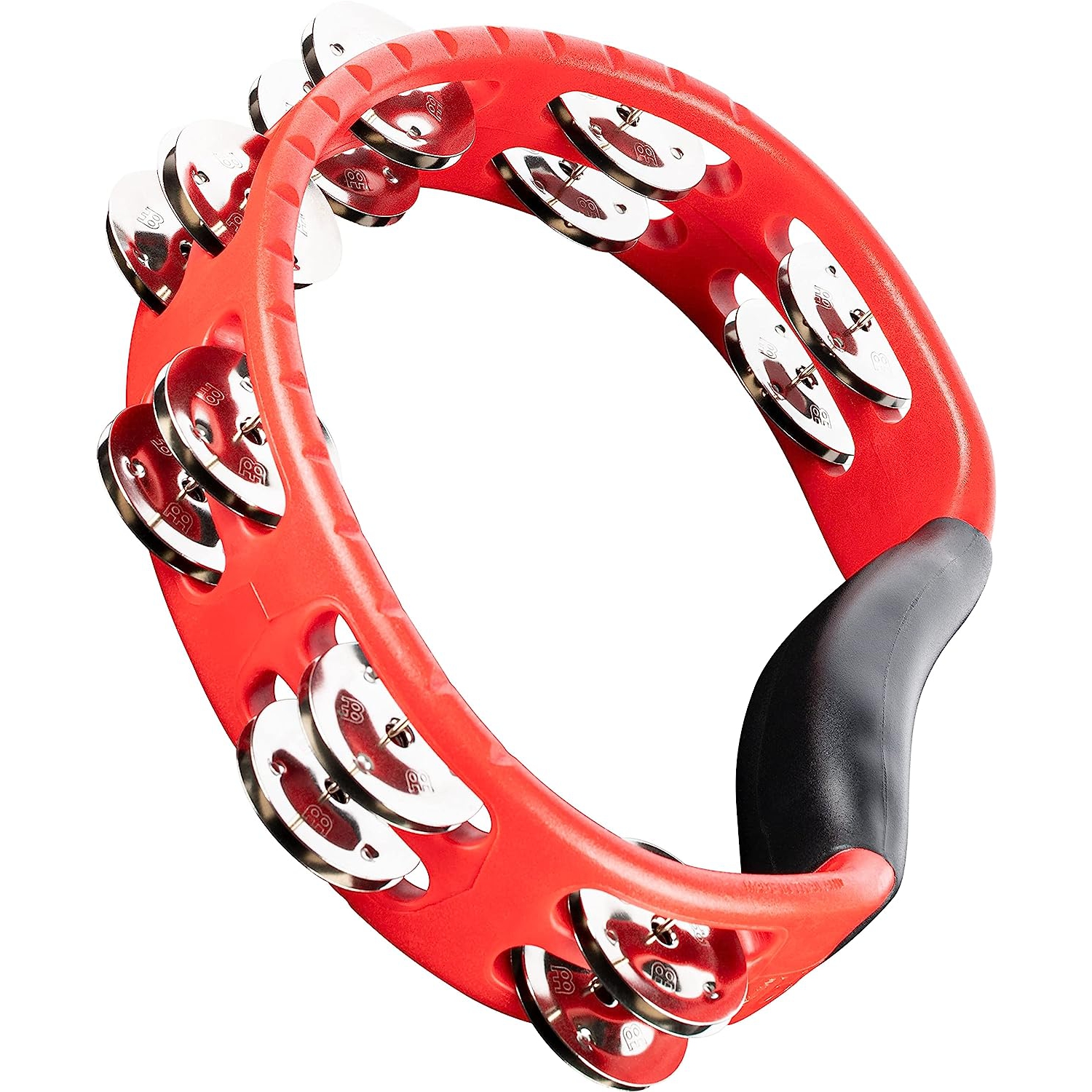 Meinl HTMT1R Stainless Steel Jingles Headliner Range Hand Tamburin (Kırmızı)