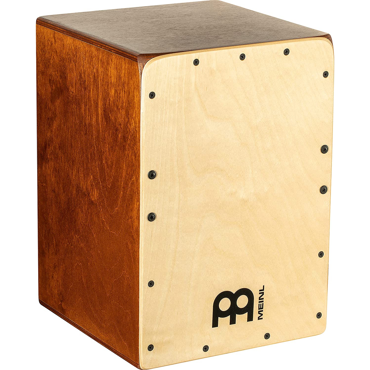 Meinl SC80BW Frontplate Snarecraft Cajon (Natural Burl Wood) doremusic