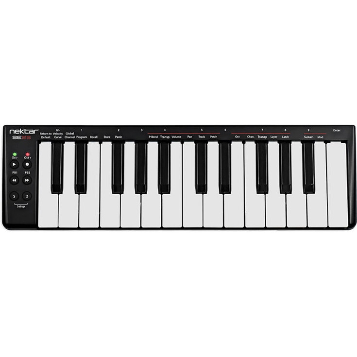 Nektar se25 outlet midi keyboard