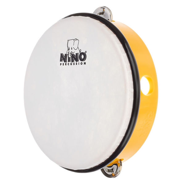 Tamburello Nino Percussion ABS 8 - Giallo Con Pinze, Per Musica E Divertimento - Foto 5