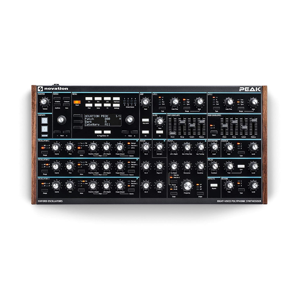 Novation Peak Polifonik Desktop Synthesizer doremusic