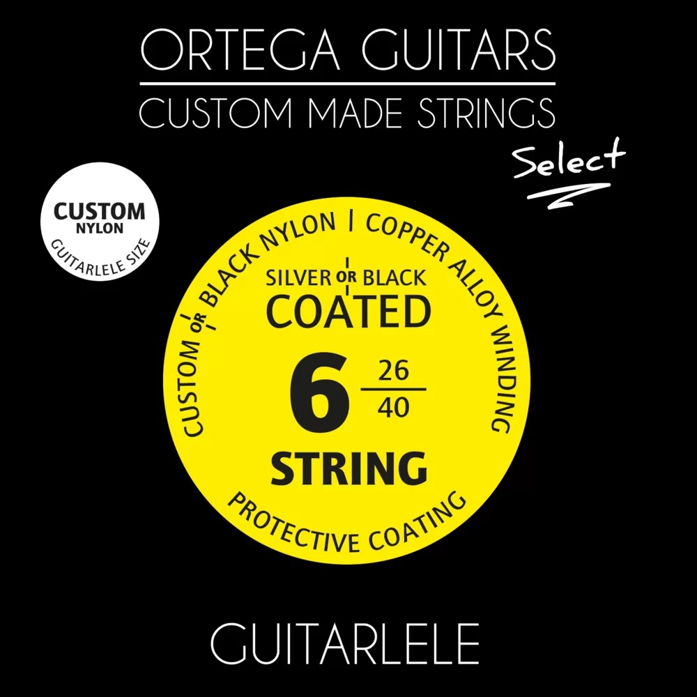 Ortega GTLS Guitarlele Tel Seti (Clear Nylon)