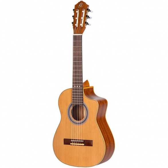 Guitare Classique Requinto Ortega RQC25 - Caisse Profonde, Cèdre/sapele - Accordage Standard - Pour Musique Latine - 13