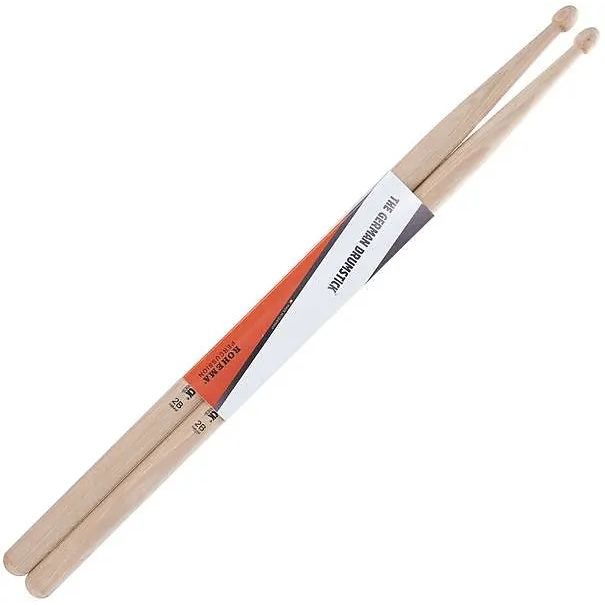 Rohema 61322 Drumsticks Classic 2b Hickory Baget (Lacquer Finish)