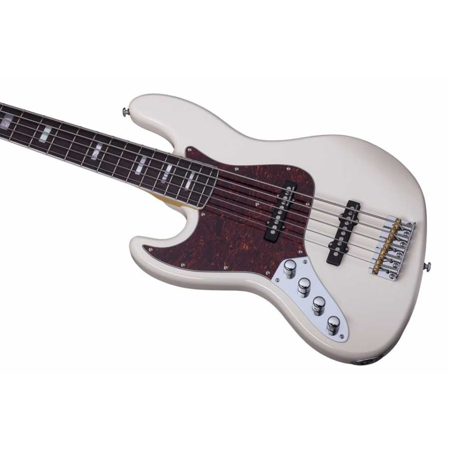 Schecter Diamond J 5 Plus LH Solak Bas Gitar Ivory doremusic