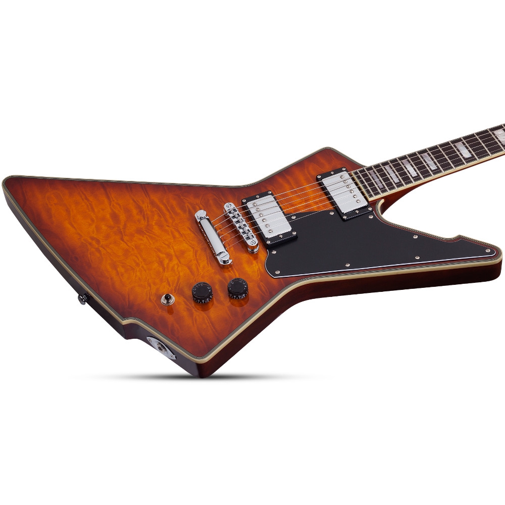 Schecter E 1 Custom Special Edition Elektro Gitar Vintage Sunburst