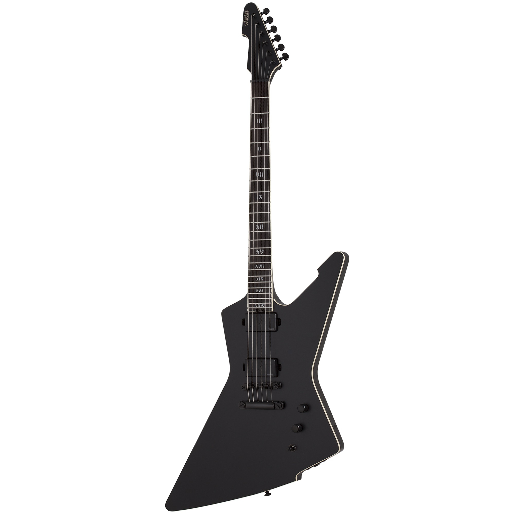Schecter E 1 SLS Evil Twin Elektro Gitar Satin Black