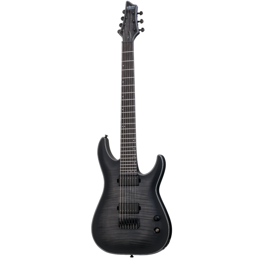 Schecter Keith Merrow KM 7 Elektro Gitar Trans Black Burst Satin