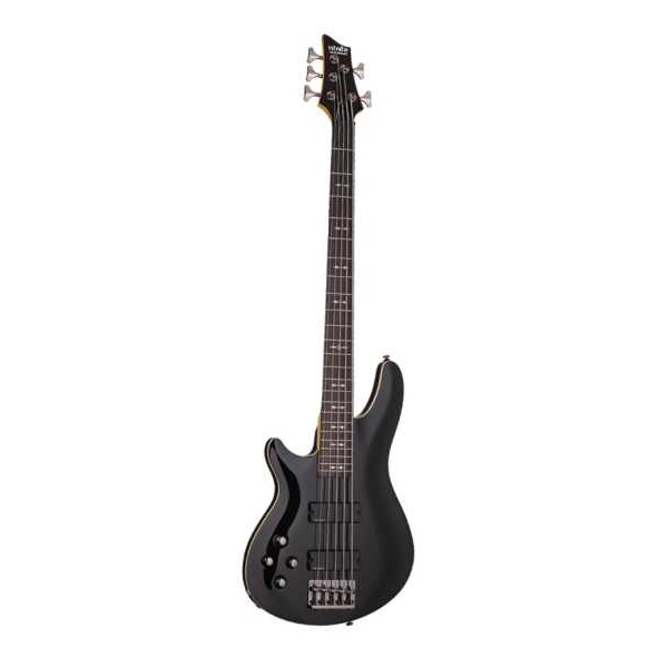 Schecter Omen 5 LH Solak Bas Gitar Gloss Black
