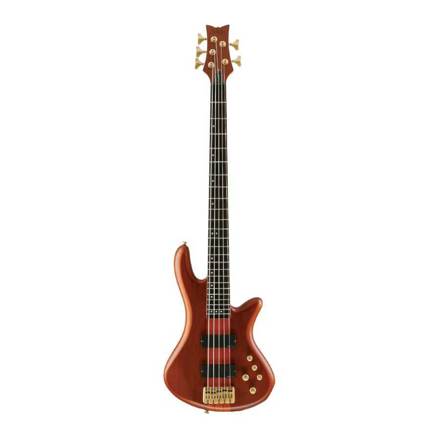 Schecter Stiletto Studio 5 Bas Gitar Honey Satin doremusic