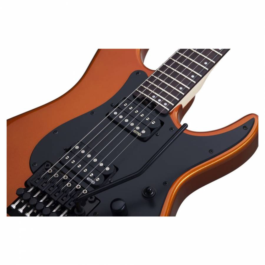 Schecter Sun Valley Super Shredder FR Elektro Gitar Lambo Orange