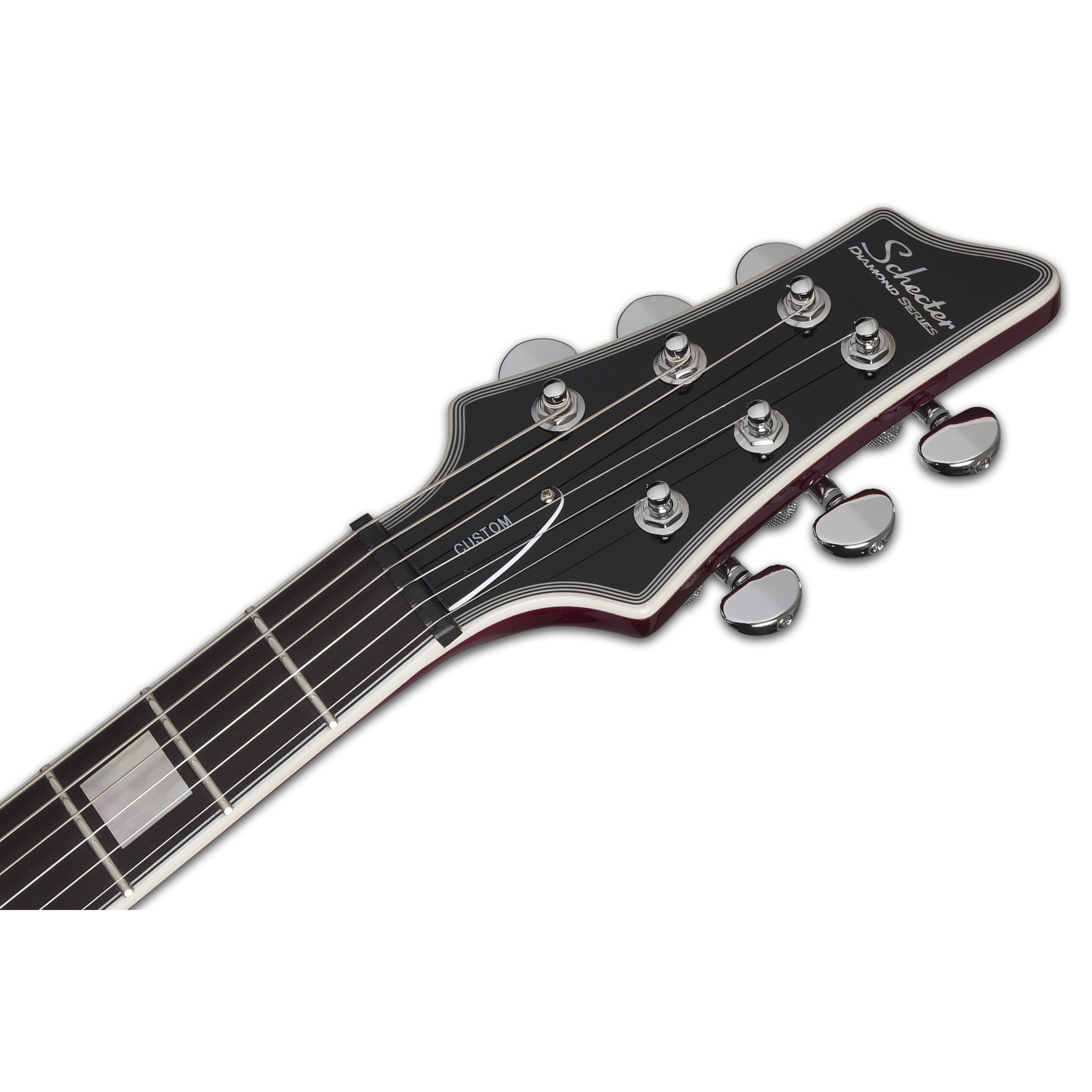 Schecter V 1 Custom Elektro Gitar Trans Purple