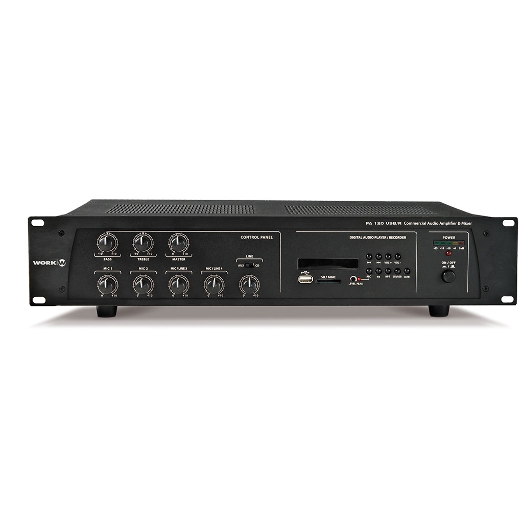 Work PA 120 USB/R 100V Amfi