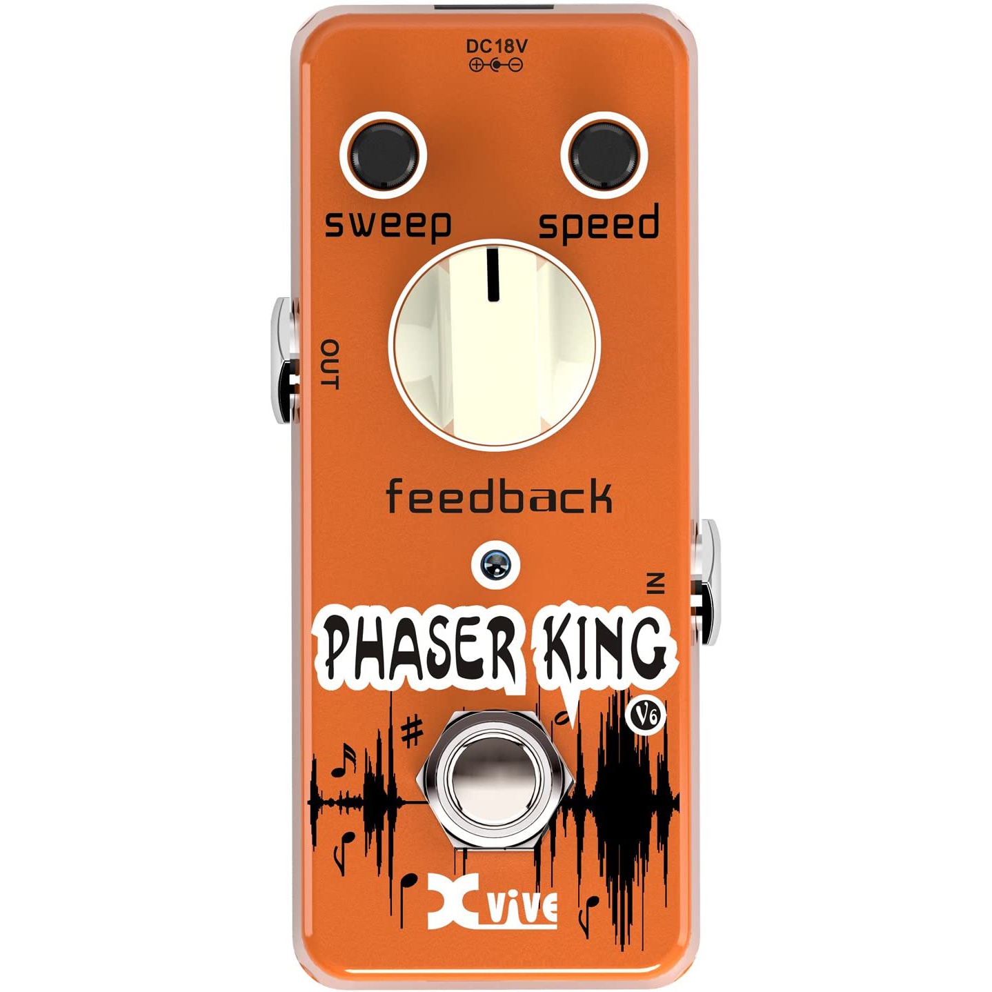 Xvive XV-V6 Phaser King V6 Efekt Pedalı