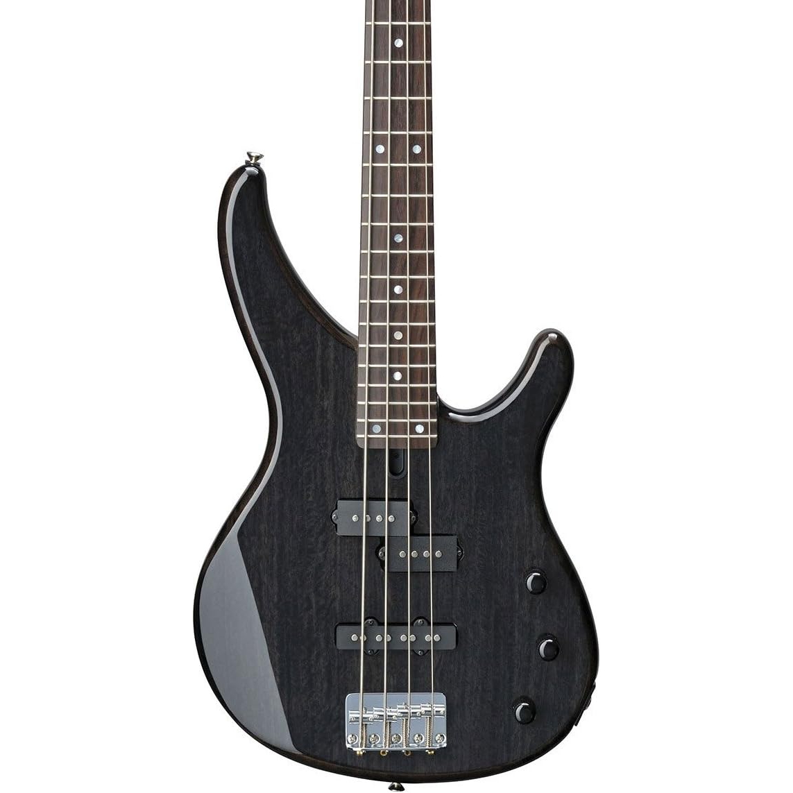 Yamaha TRBX174EW Exotic Wood 4 Telli bas Gitar Trans Black