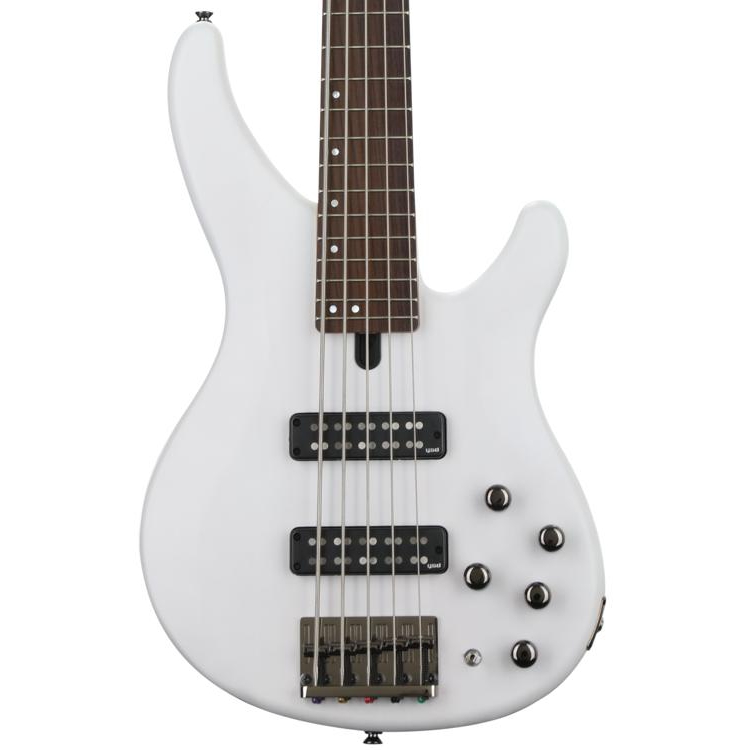 Yamaha TRBX505 TWH 5 Telli Bas Gitar Translucent White doremusic