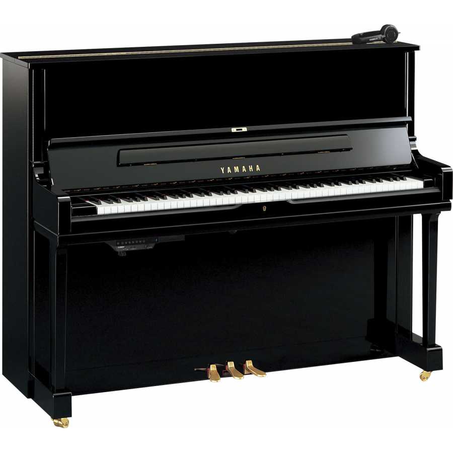 Yamaha YUS1SH Silent Duvar Piyanosu Parlak Siyah