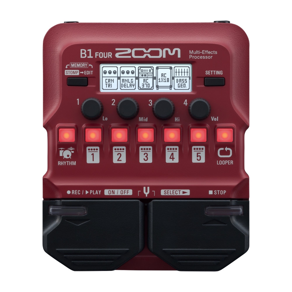 Zoom B1 FOUR Bass Multi-Efekt Prosesörü